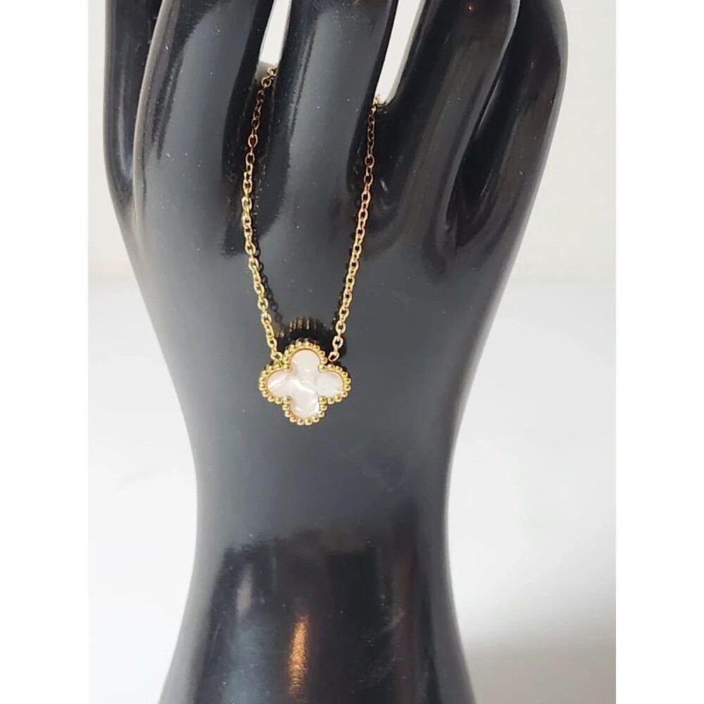 18k gold plated 18" reversible necklace